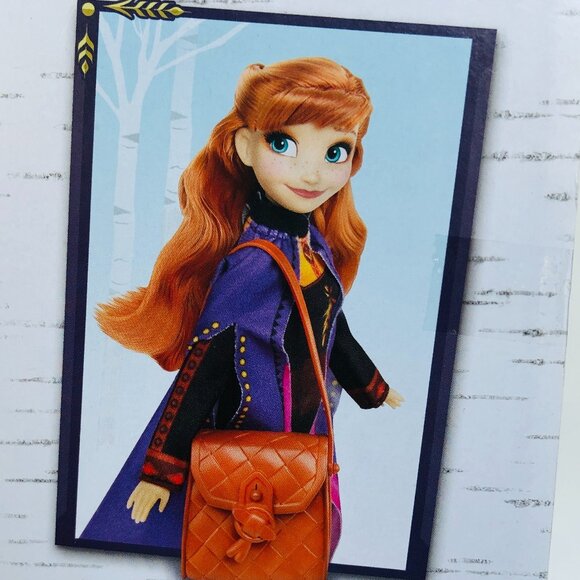 New in Box-Hasbro Disney Frozen Anna Doll with Buildable Olaf Figure & Backpack - Picture 11 of 15